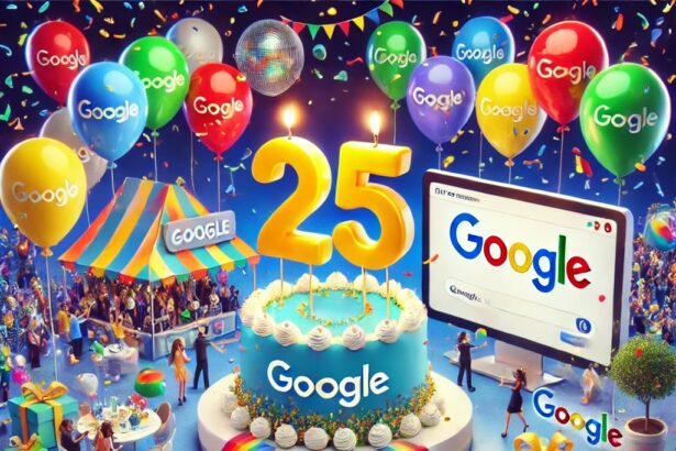 it's google's 25th birthday