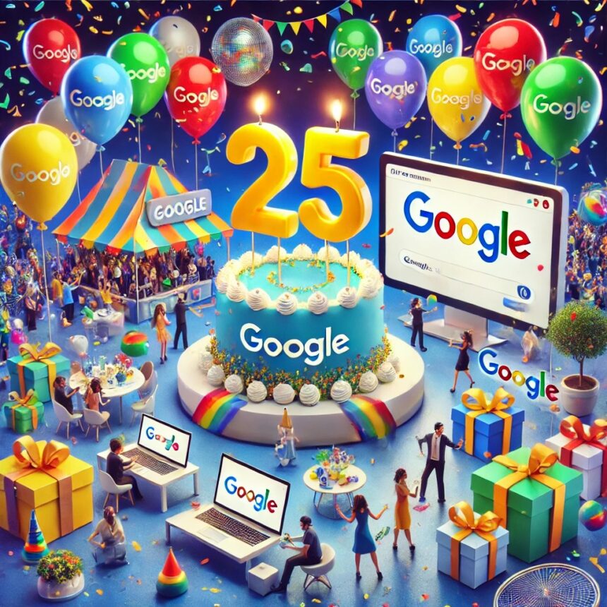 it's google's 25th birthday